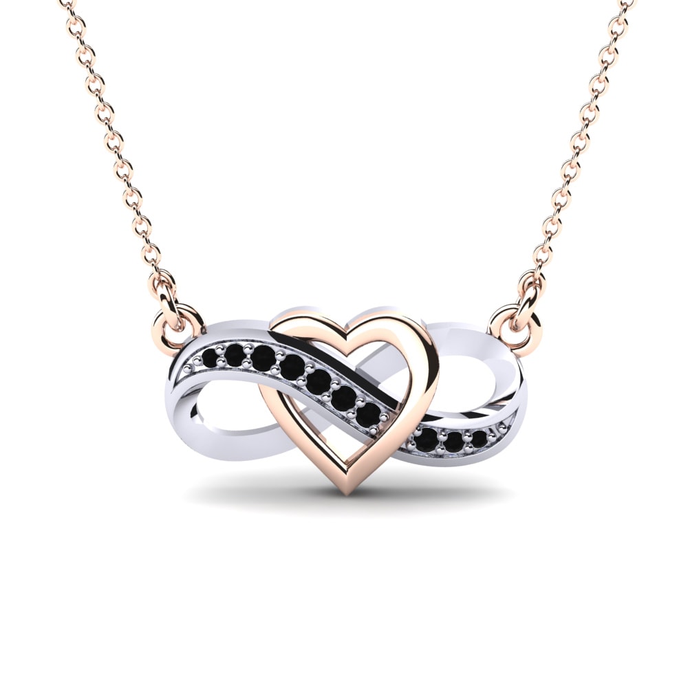 Black Sapphire Necklace Elsie