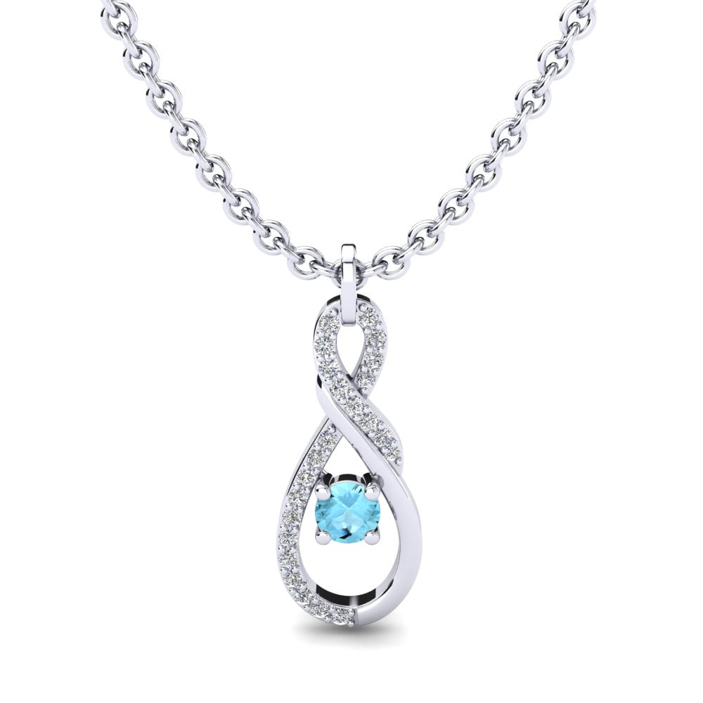 18ct White Gold Women's Pendant Griselda