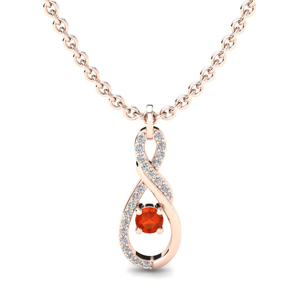 Vuur-Opal Dames Hanger Griselda
