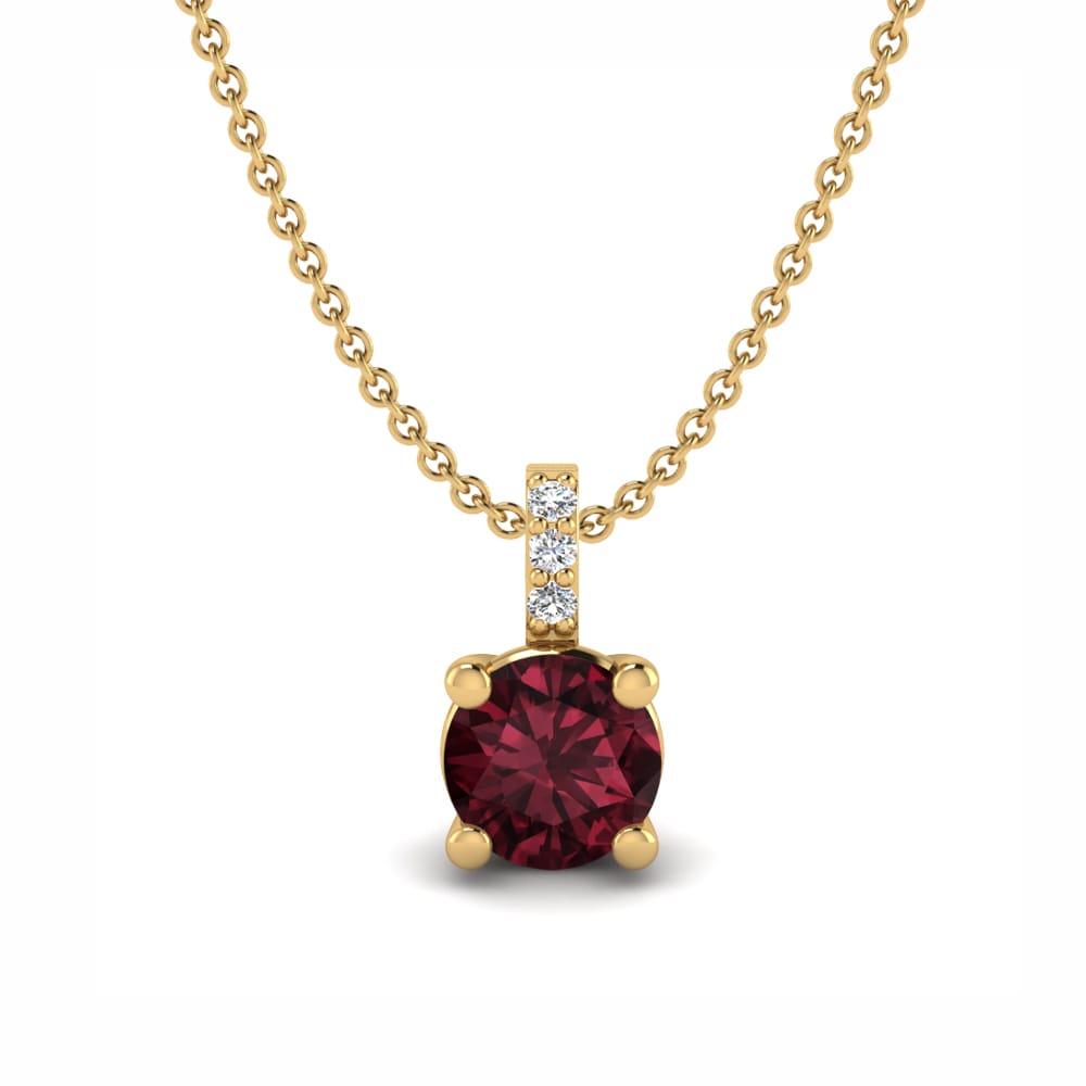 Garnet Women's Pendant Daniela