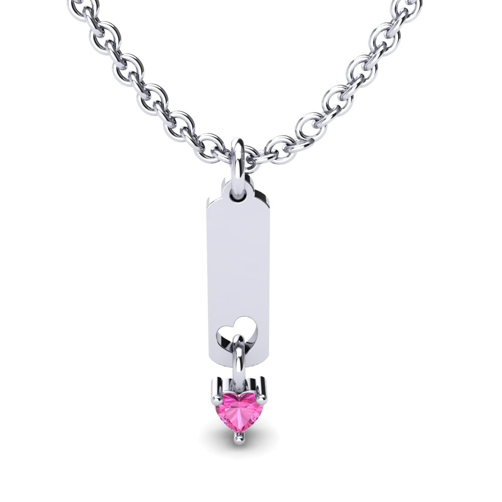 Pendentif pour femme Vesna Tourmaline Rose