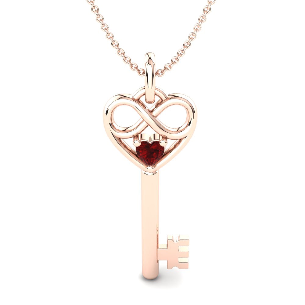 18k Rose Gold Women's Pendant Irma