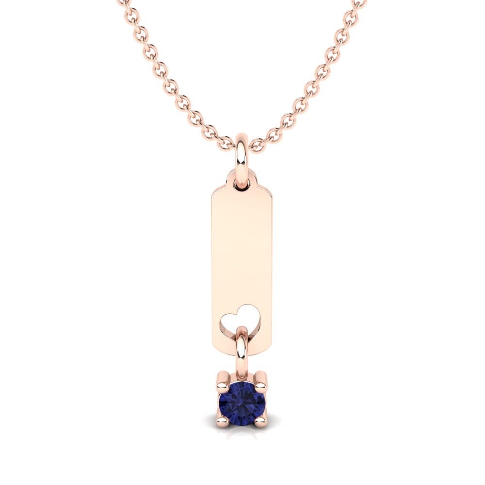 9ct Rose Gold Women's Pendant Edona