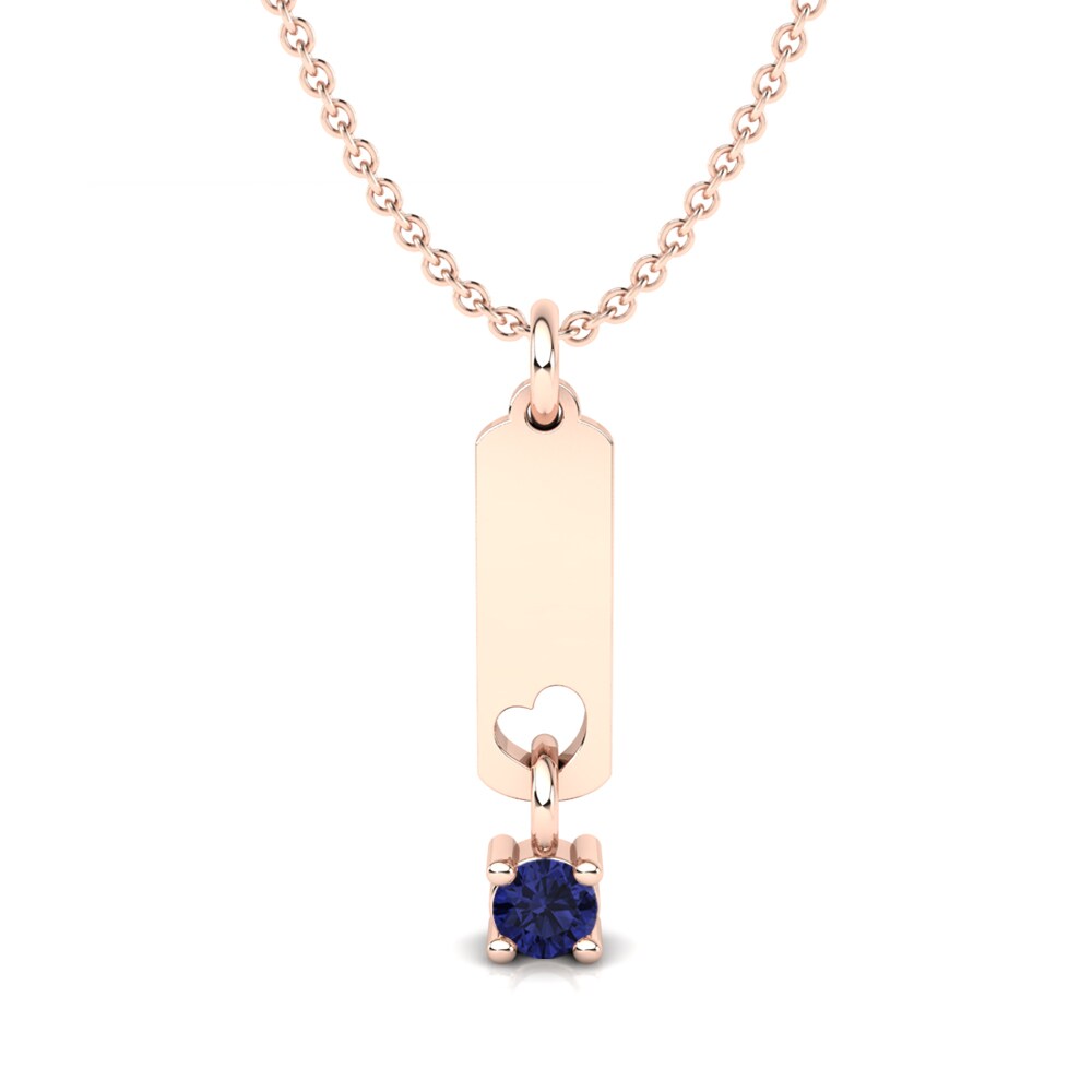 Tanzanite 18k Rose Gold Women's Pendant Edona