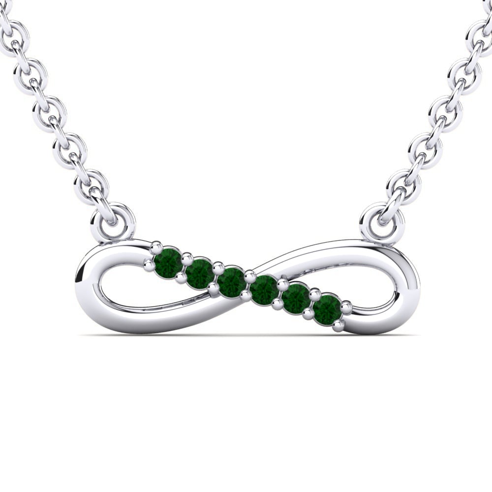 Emerald Women's Necklace Nika