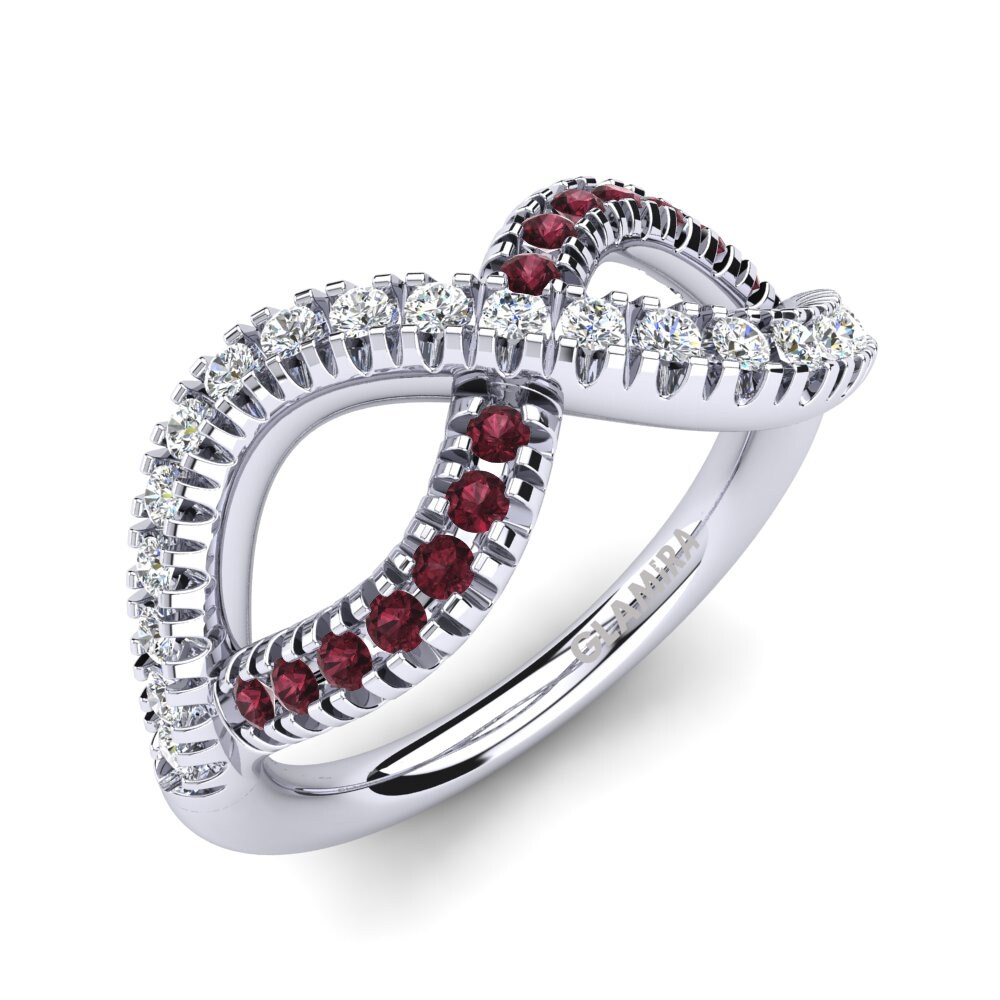 Granat Ring Petals