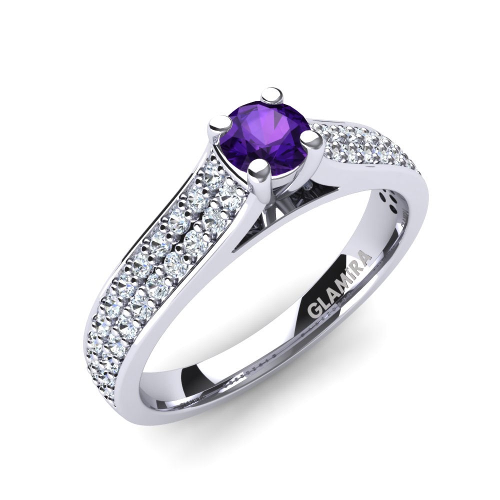 Amatista Anillo de compromiso Arella 0.25 crt