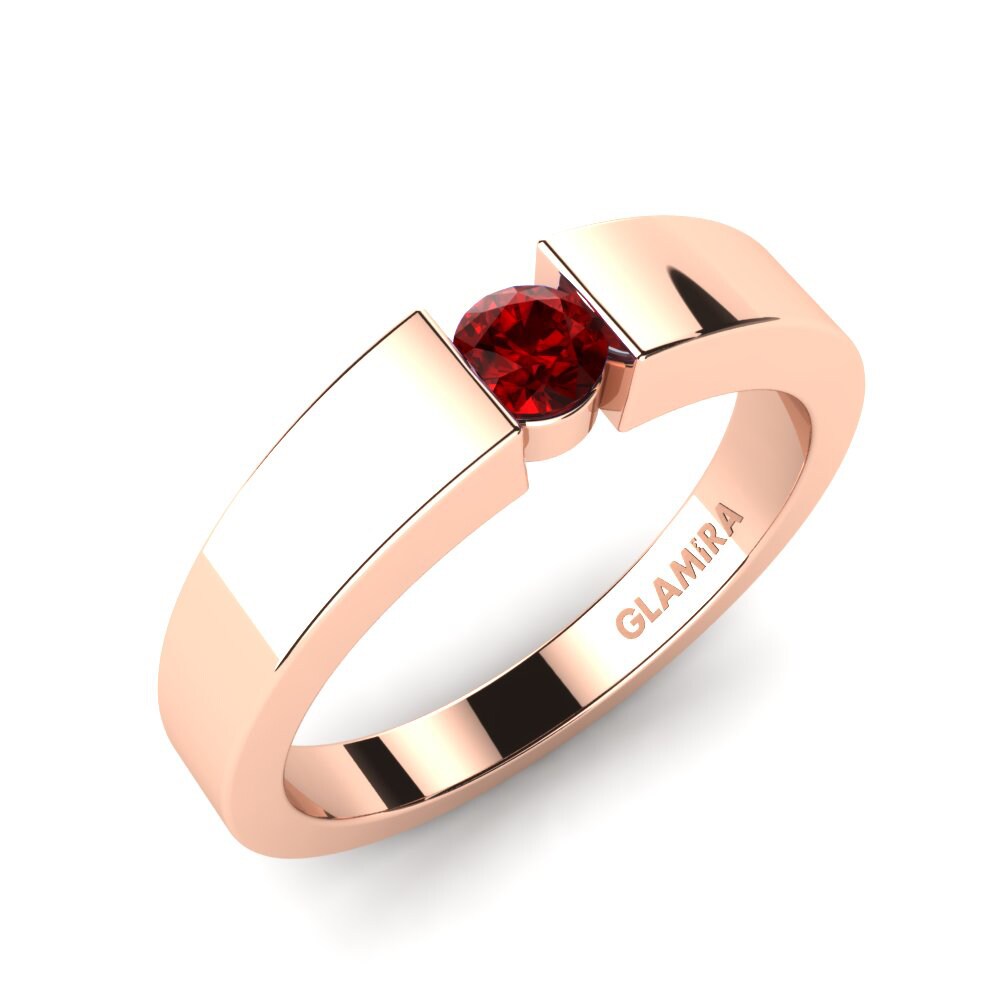 14ct Rose Gold Engagement Ring Nature
