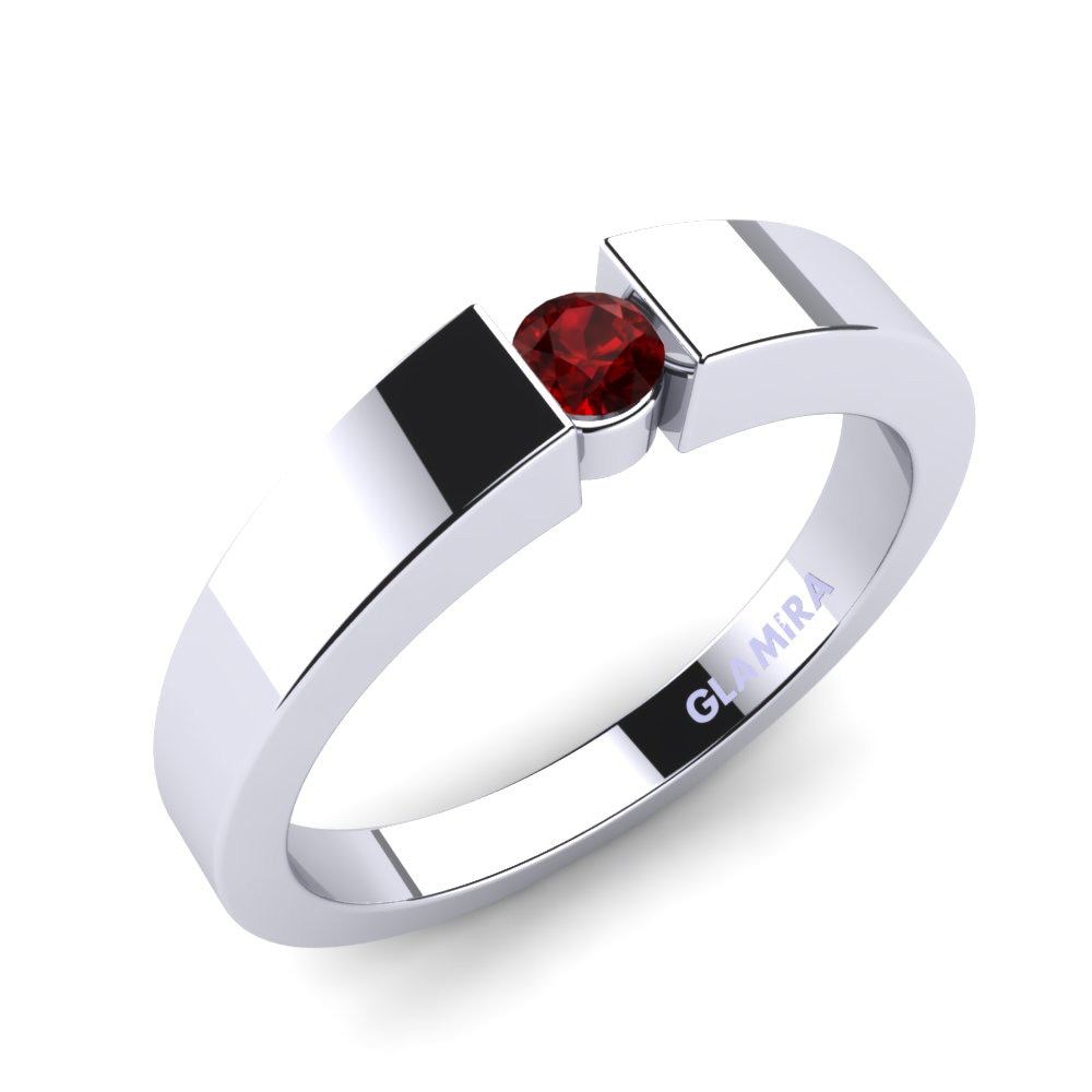 Ruby Engagement Ring Nature 0.1 crt