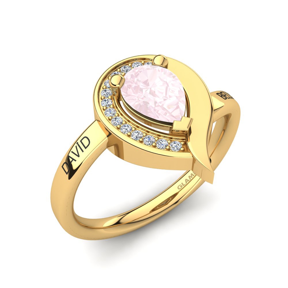 Rose Quartz Ring Nelsania