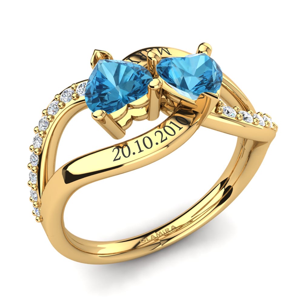 Blue Topaz Ring Semasia