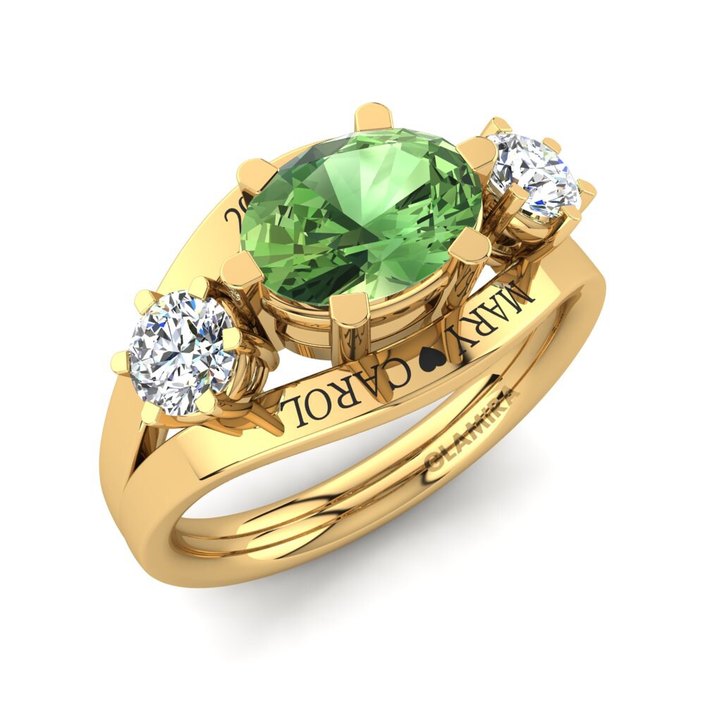 Green Amethyst Ring Spencre