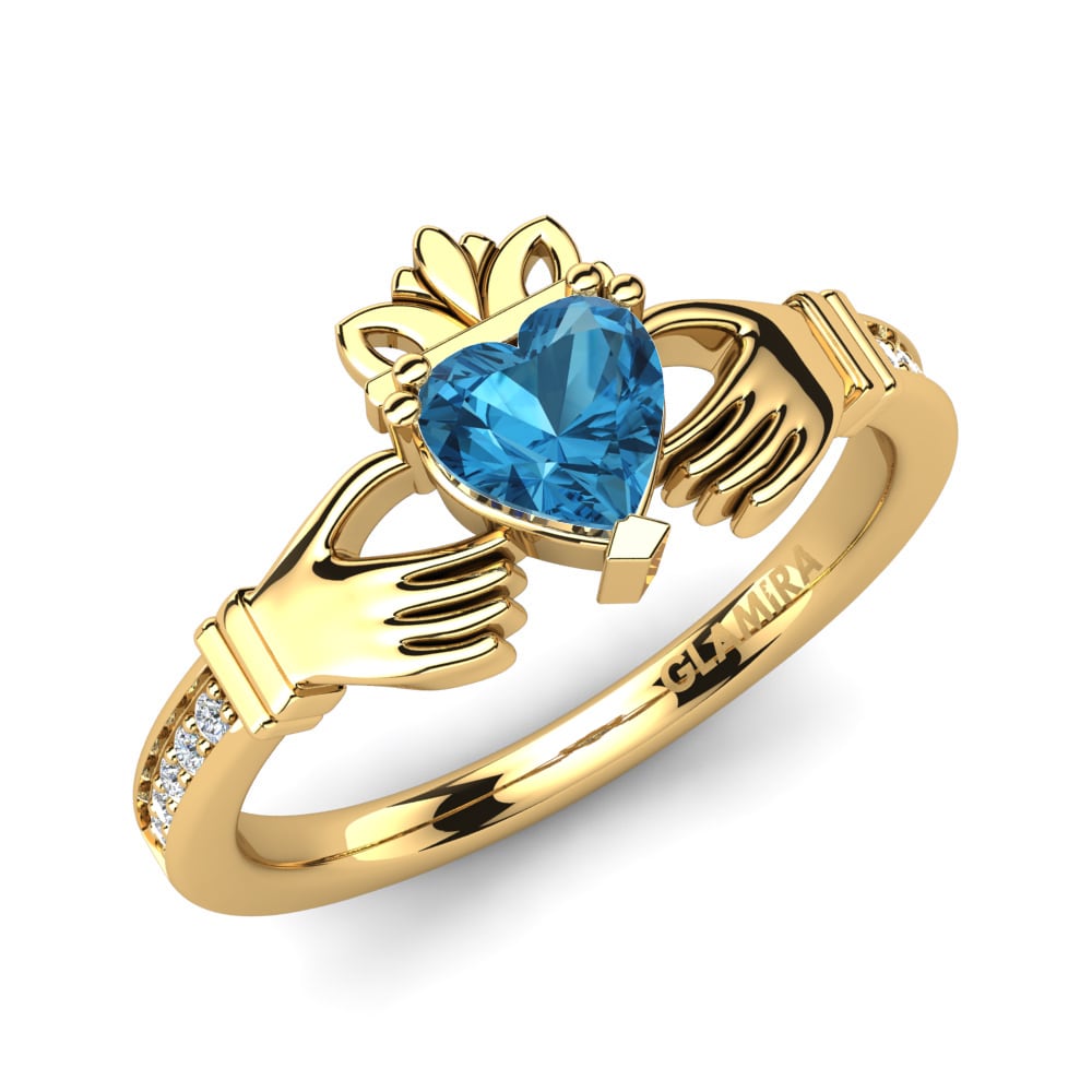 Blue Topaz Engagement Ring Tamara