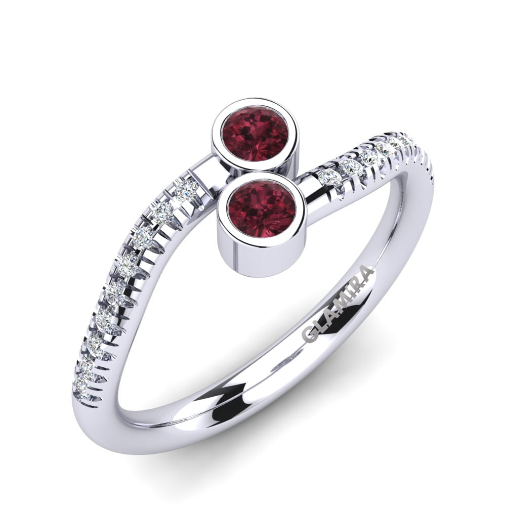 Grenat Bague de fiançailles Themis