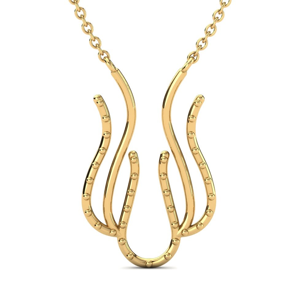 Collar Udaya 9k Oro Amarillo