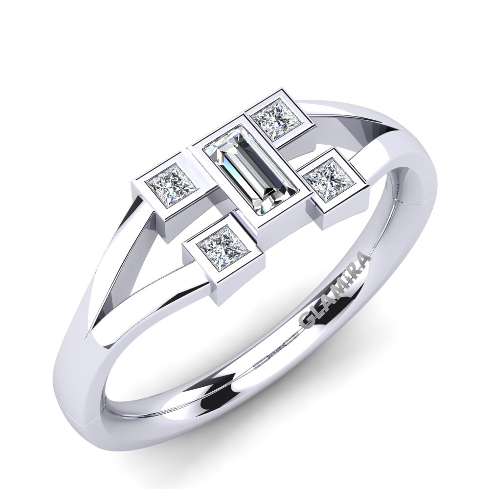 White sapphire Ring Uliga