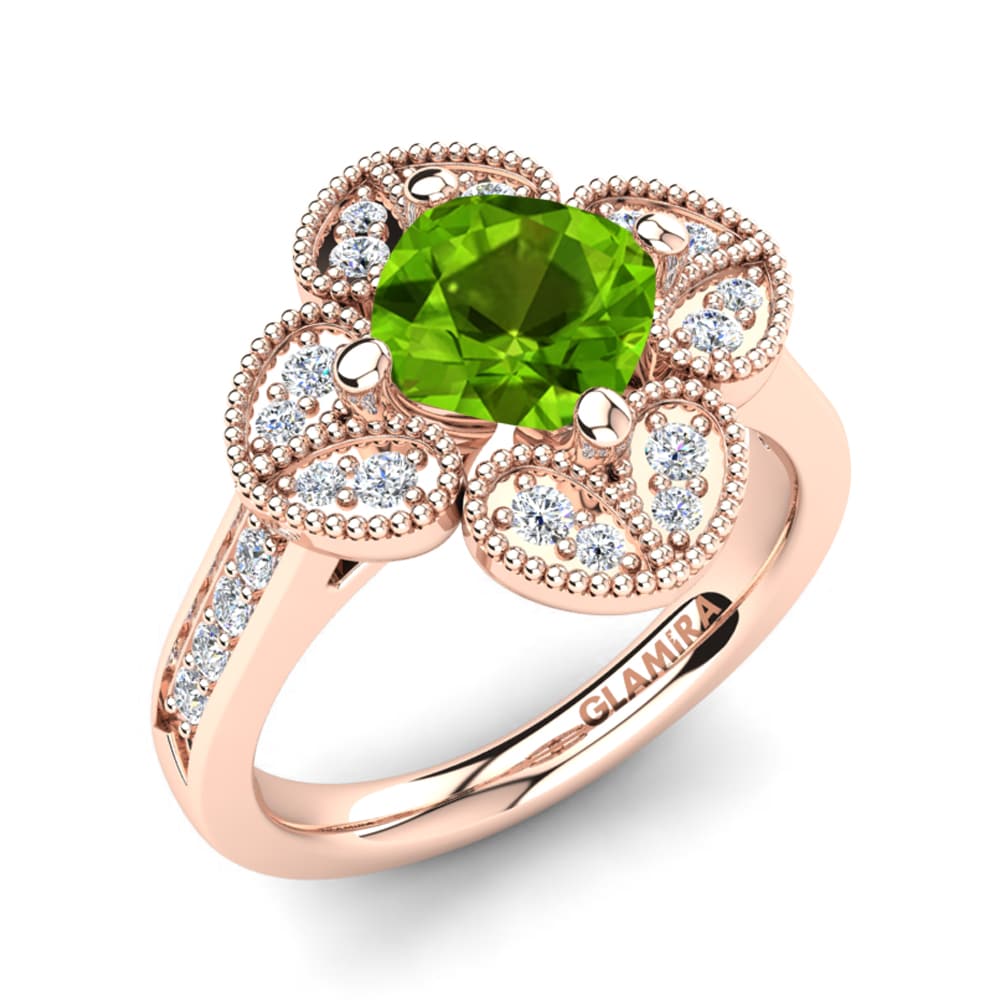 Peridot Engagement Ring Ulita