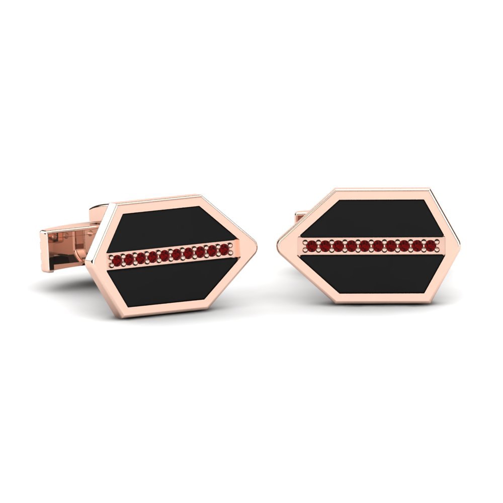 14k Rose Gold Cufflink Urian