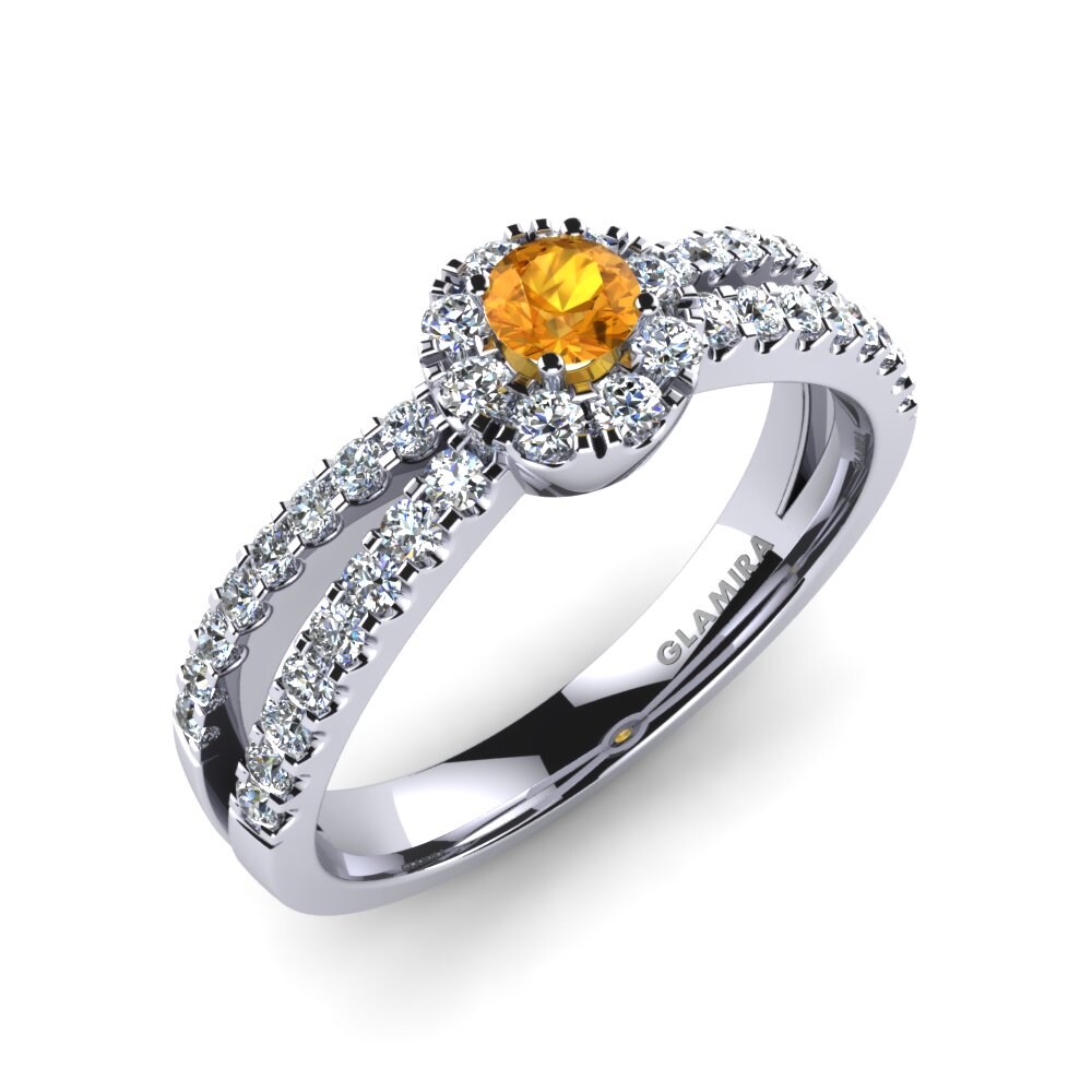 Citrine Engagement Ring Victoria