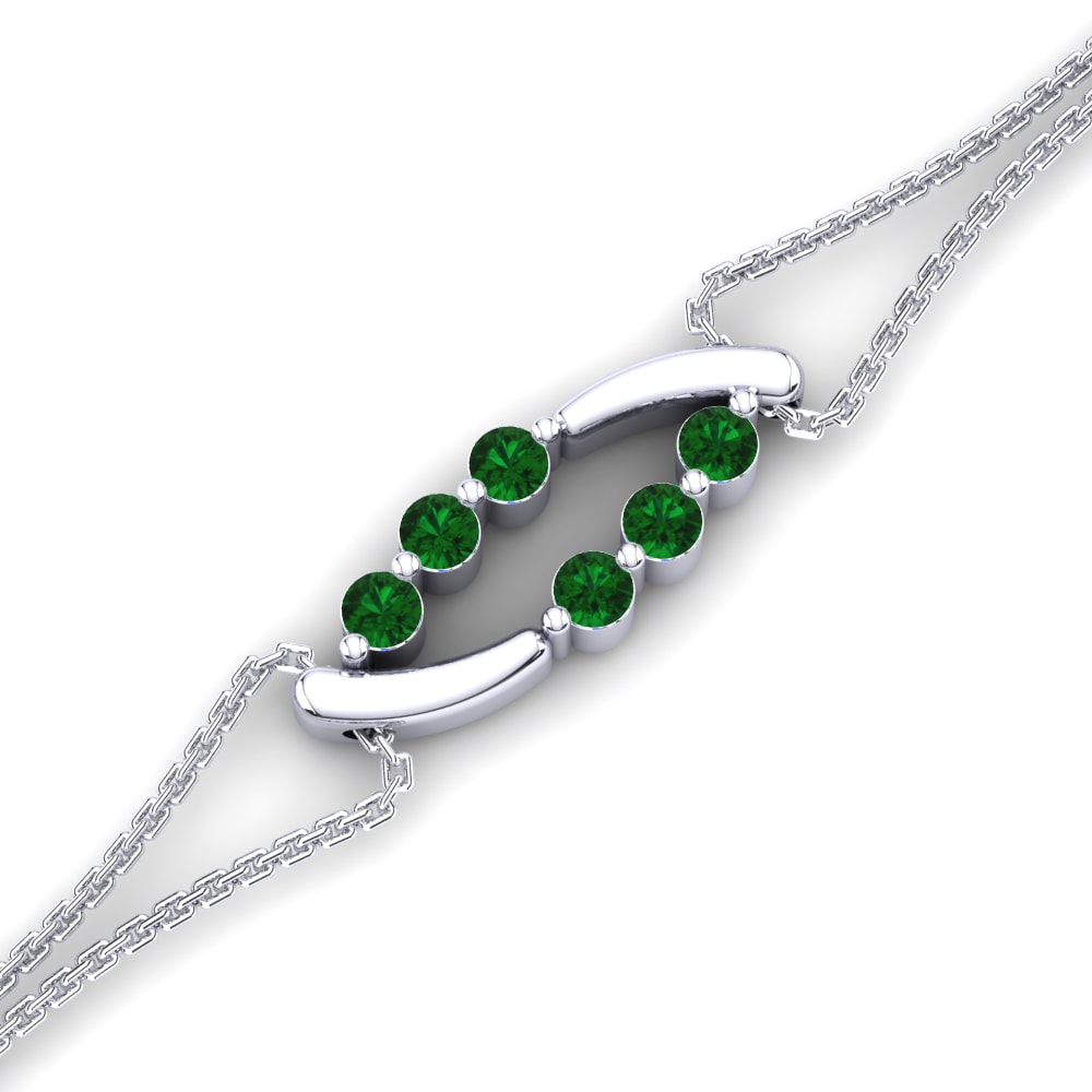 Groene Zirkoon Dames Armband Arthesi