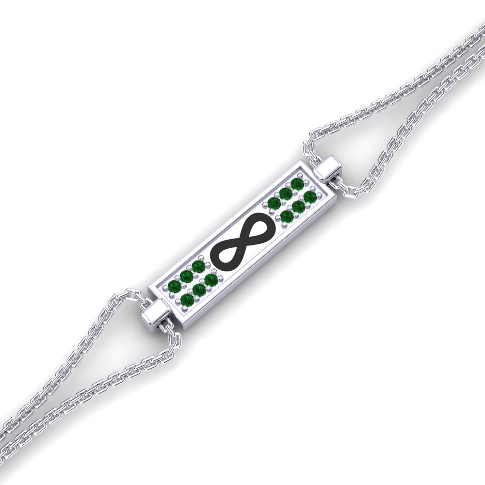 Groene Zirkoon Dames Armband Diba