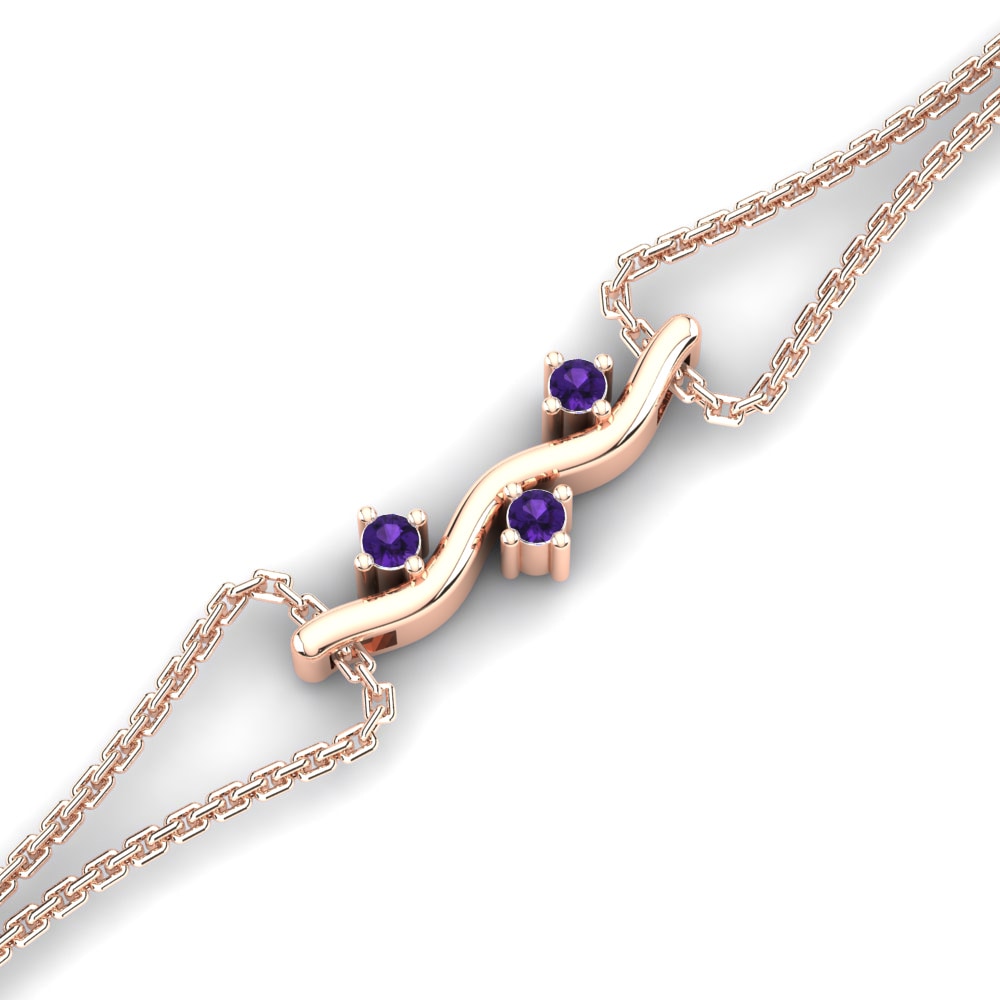 18K Rood Goud Dames Armband Ramese