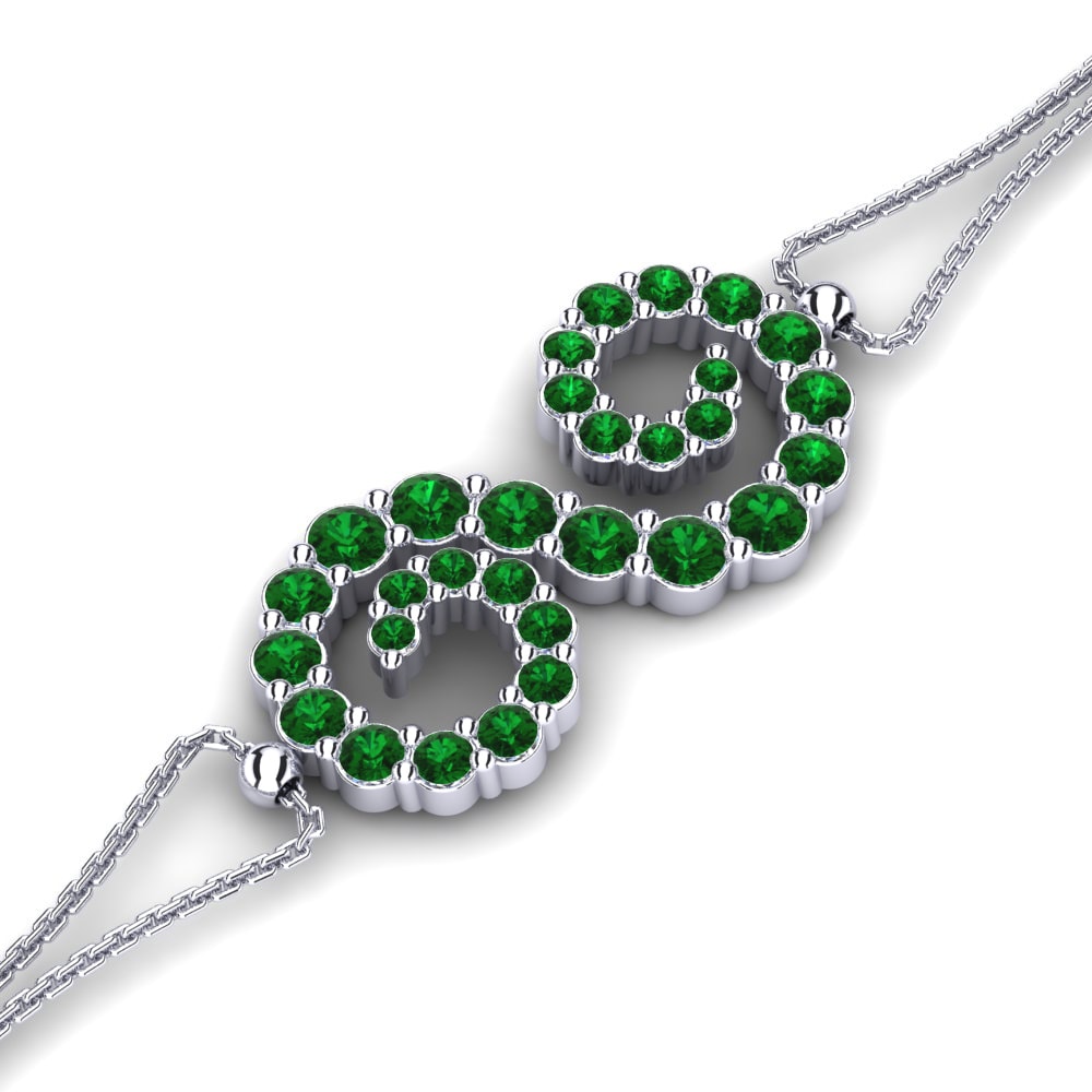 950 Palladium Women's Bracelet Thistle