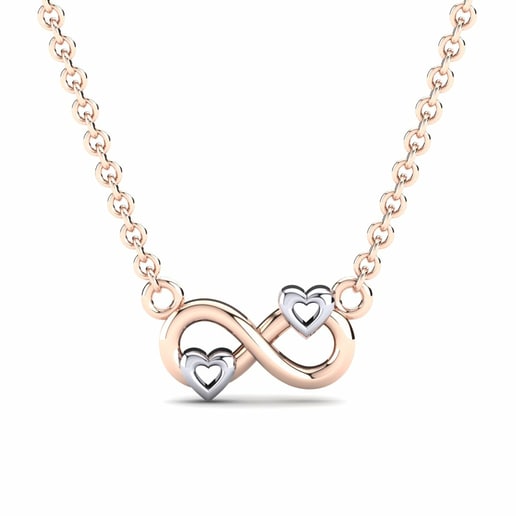 Necklace Infinitum 585 Rose & White Gold