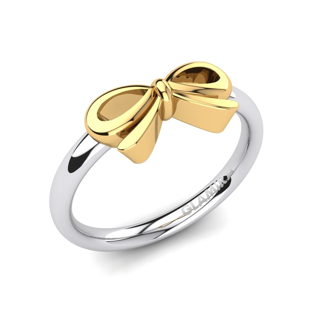 18k White & Yellow Gold Ring Hark