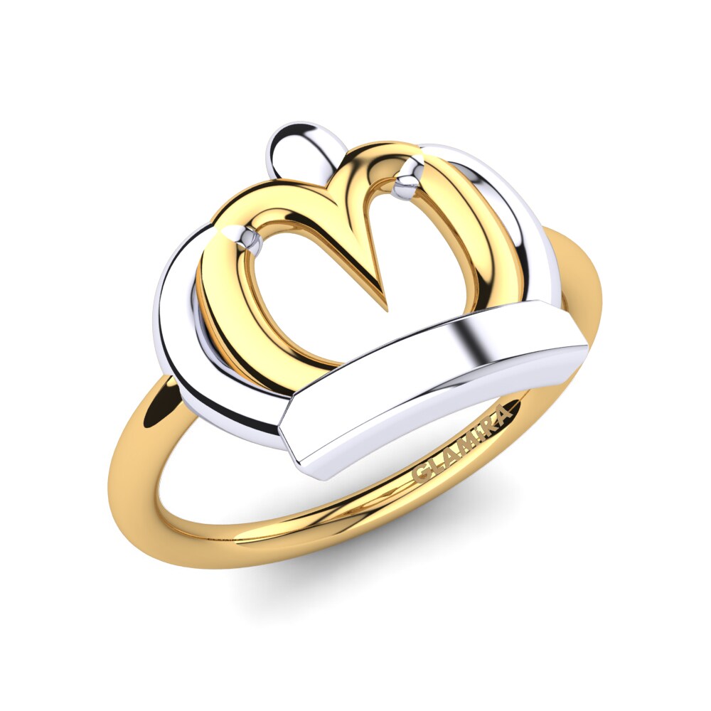 9ct Yellow & White Gold Ring Melorka