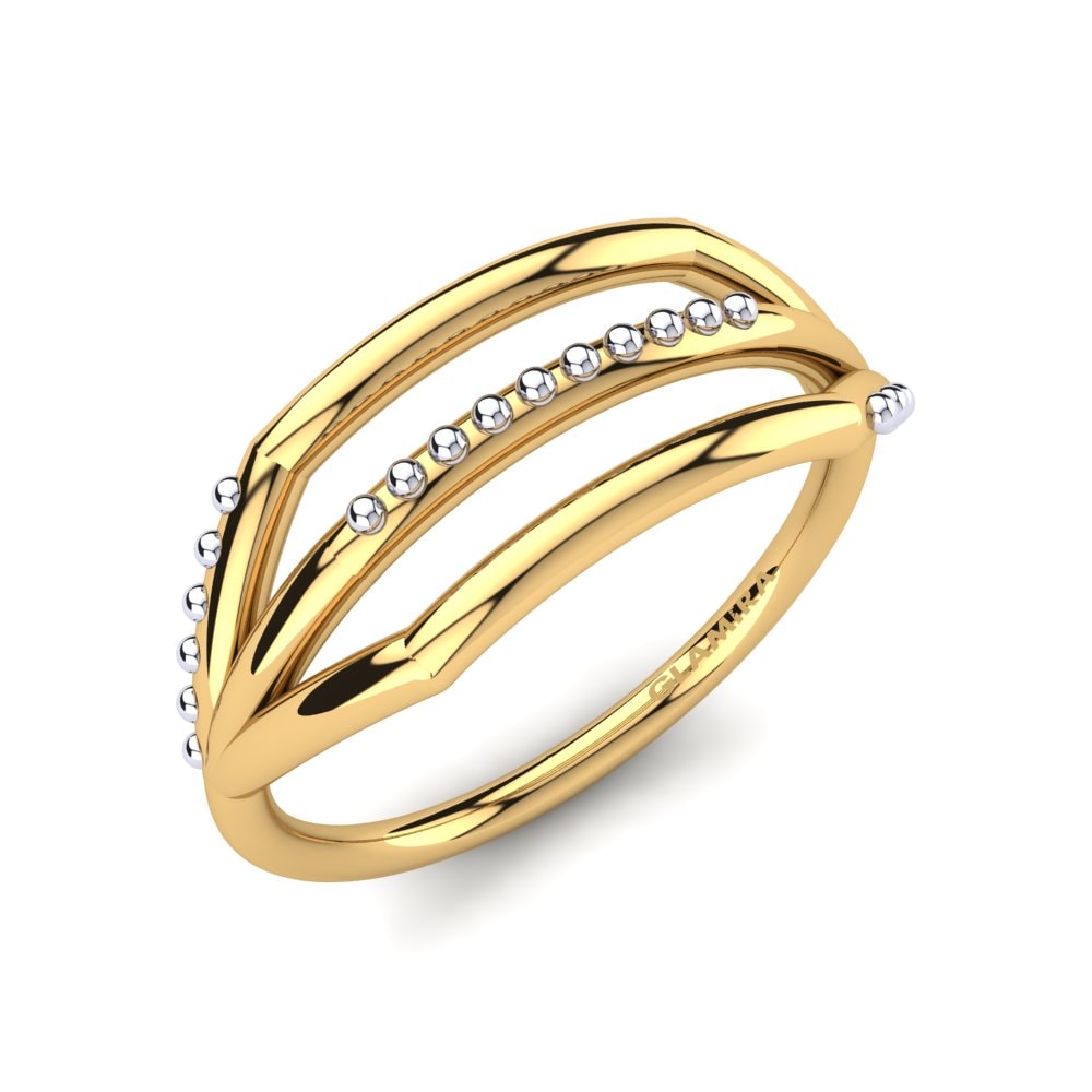 14ct Yellow & White Gold Ring Jarlenis