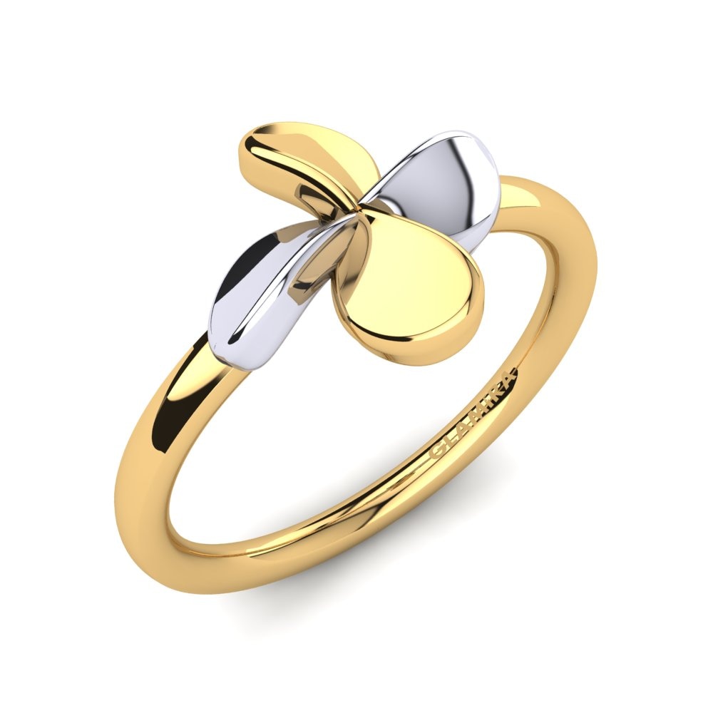 9ct Yellow & White Gold Ring Jaylicia