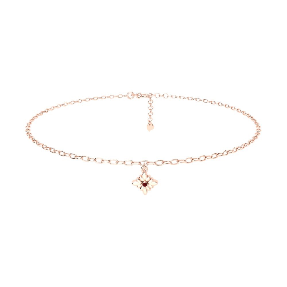 14ct Rose Gold Women's Anklet Wintania