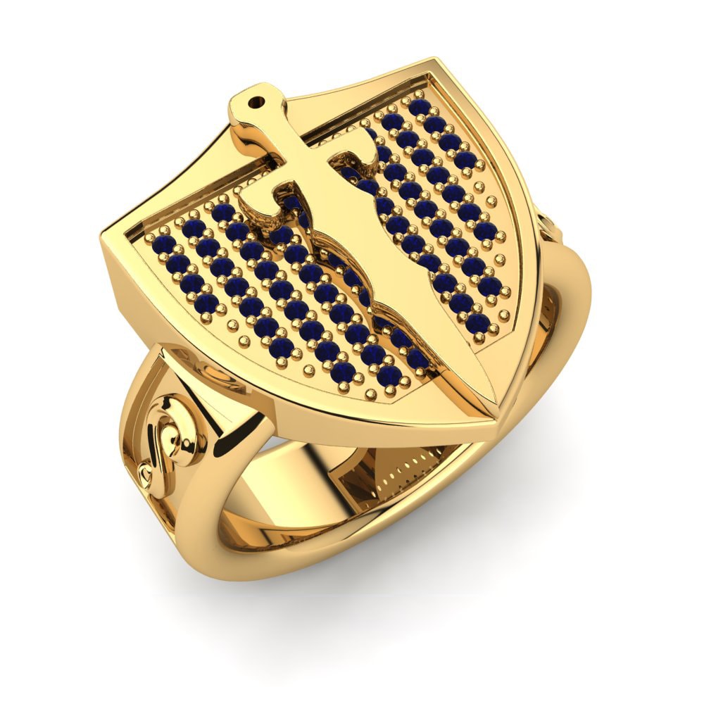 Sapphire Men's Ring Wulfgar