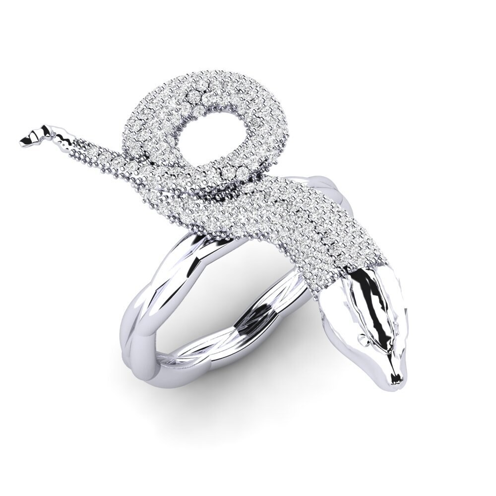 Weißer Saphir Ring Abaco