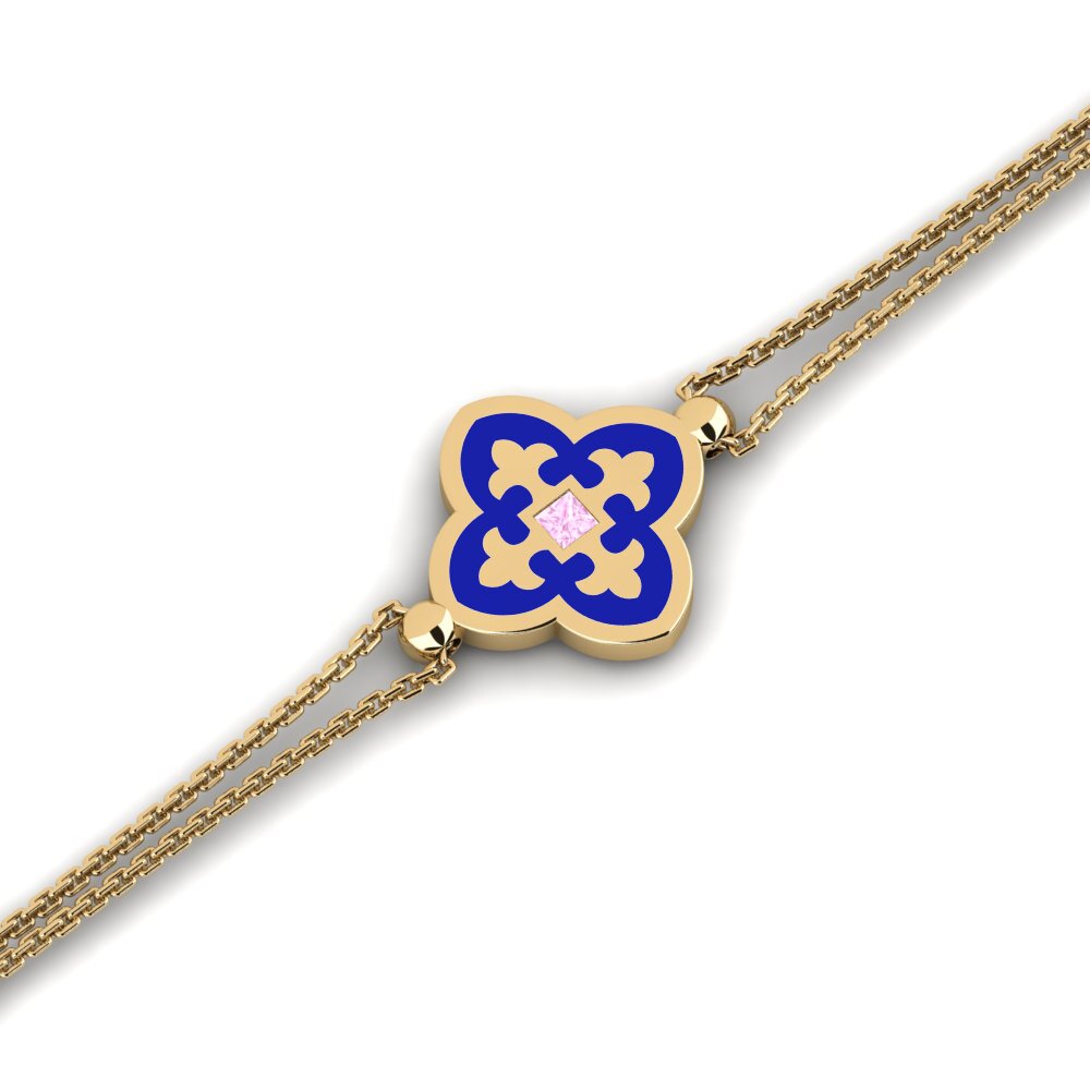 Pink Sapphire Women's Bracelet Abatio