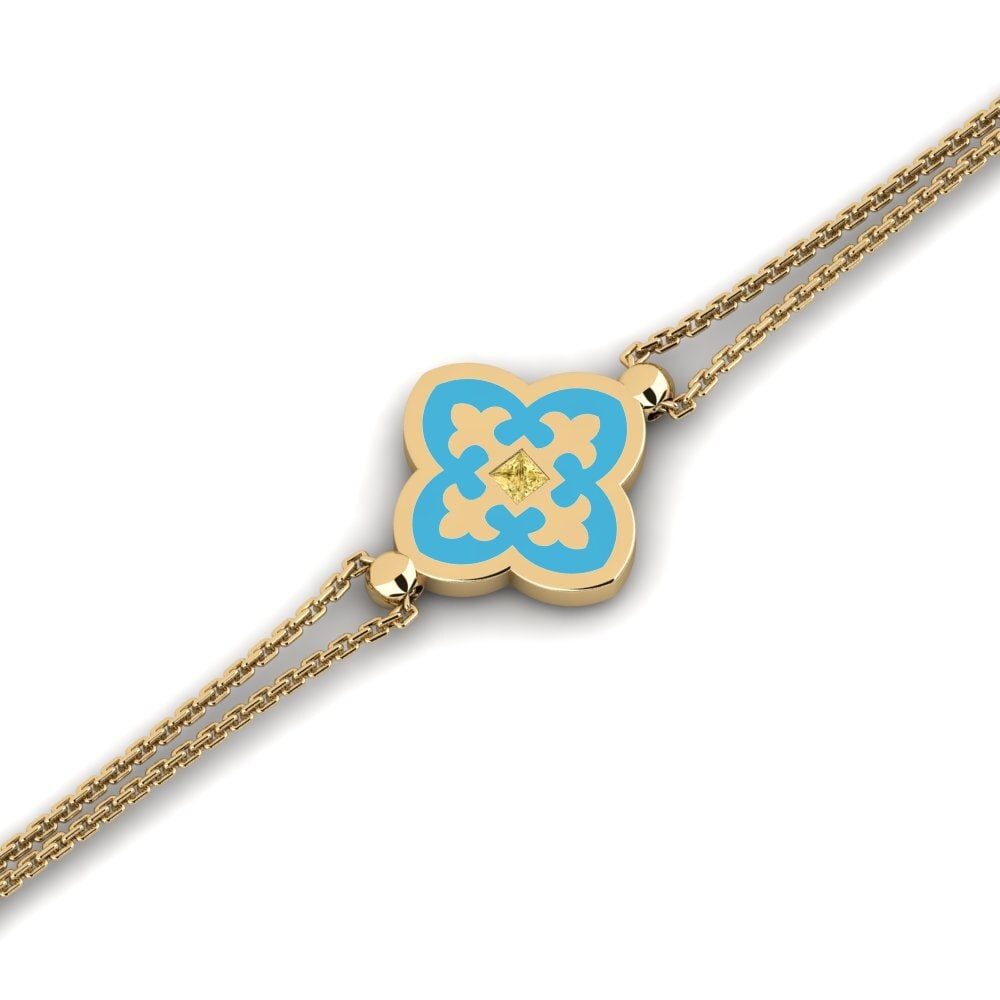 Yellow Diamond Women's Bracelet Abatio