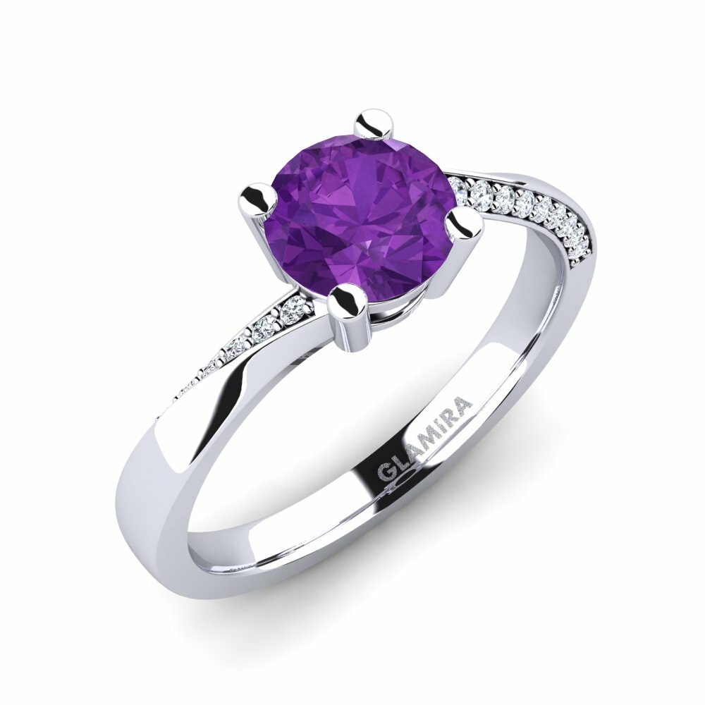 Amethyst Engagement Ring Abella 1.0 crt