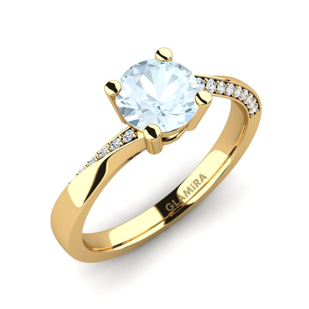 14ct Yellow Gold Engagement Ring Abella 1.0 crt