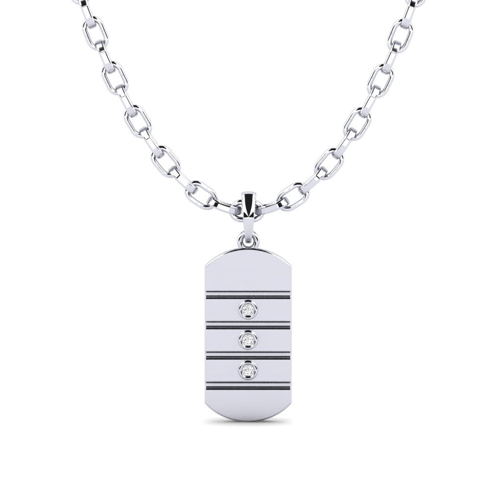 Moissanite Men's Pendant Abhay