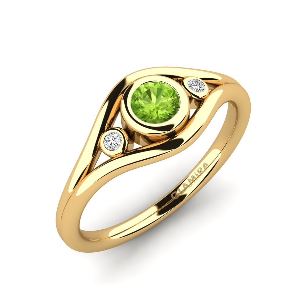 Peridot Engagement Ring Abiding