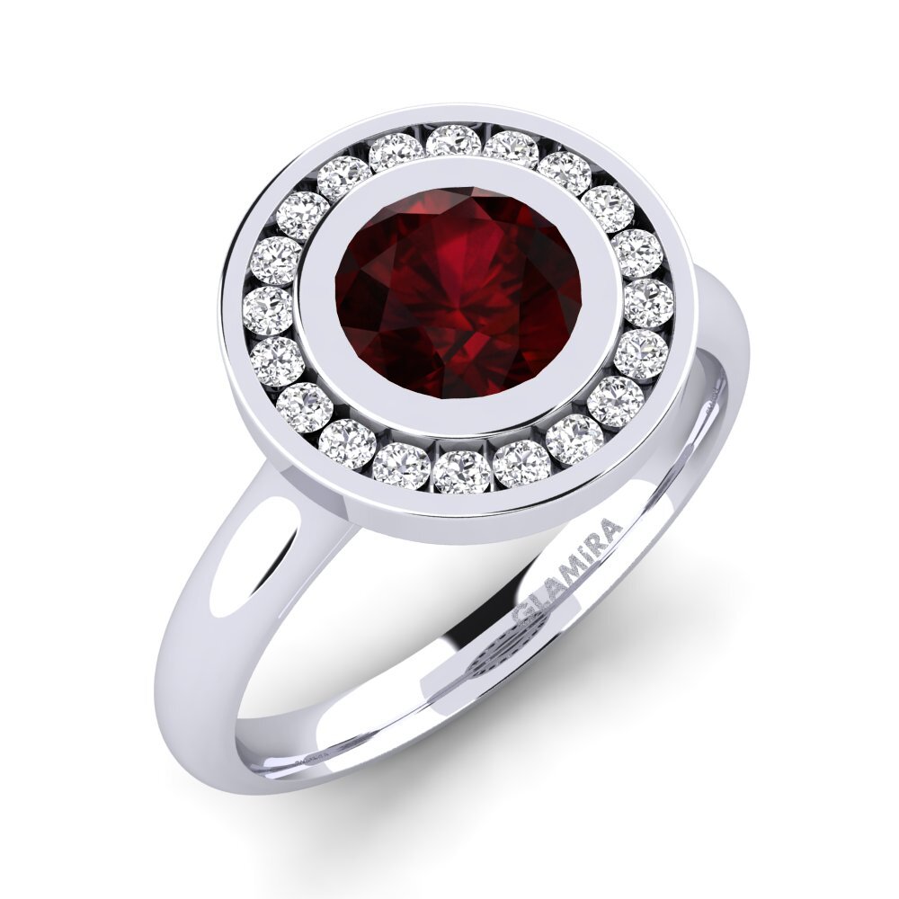 Garnet Engagement Ring Abigail