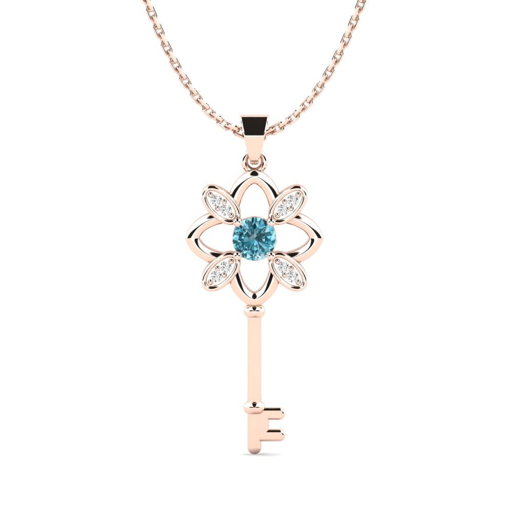 Blue Zircon Women's Pendant Abner