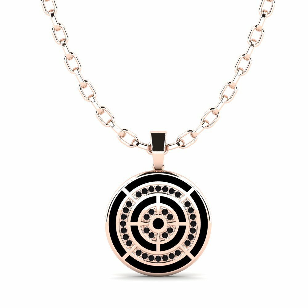 14k Oro Rosa Colgante para hombre Abomasnow