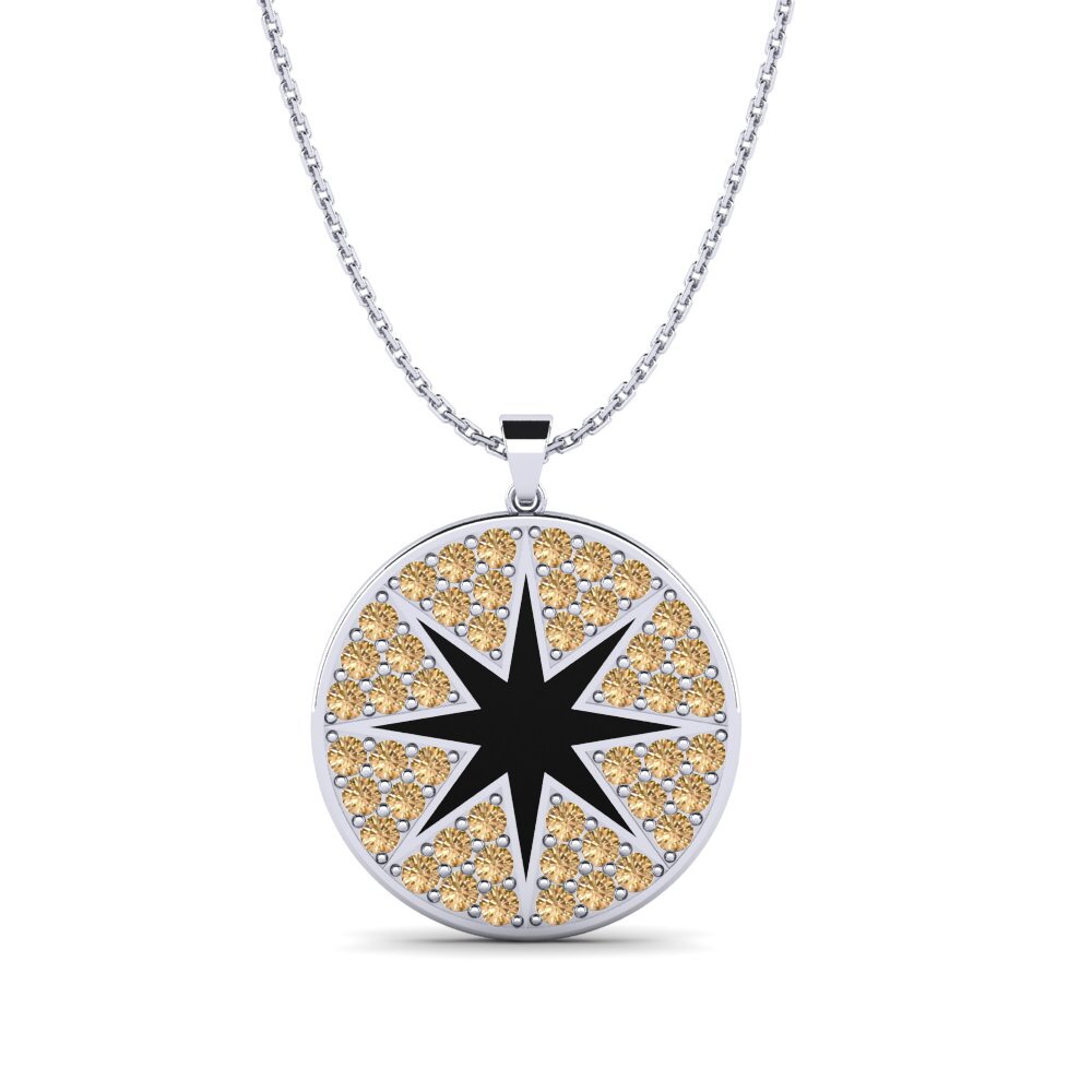 Brown Diamond Women's Pendant Abreschiller