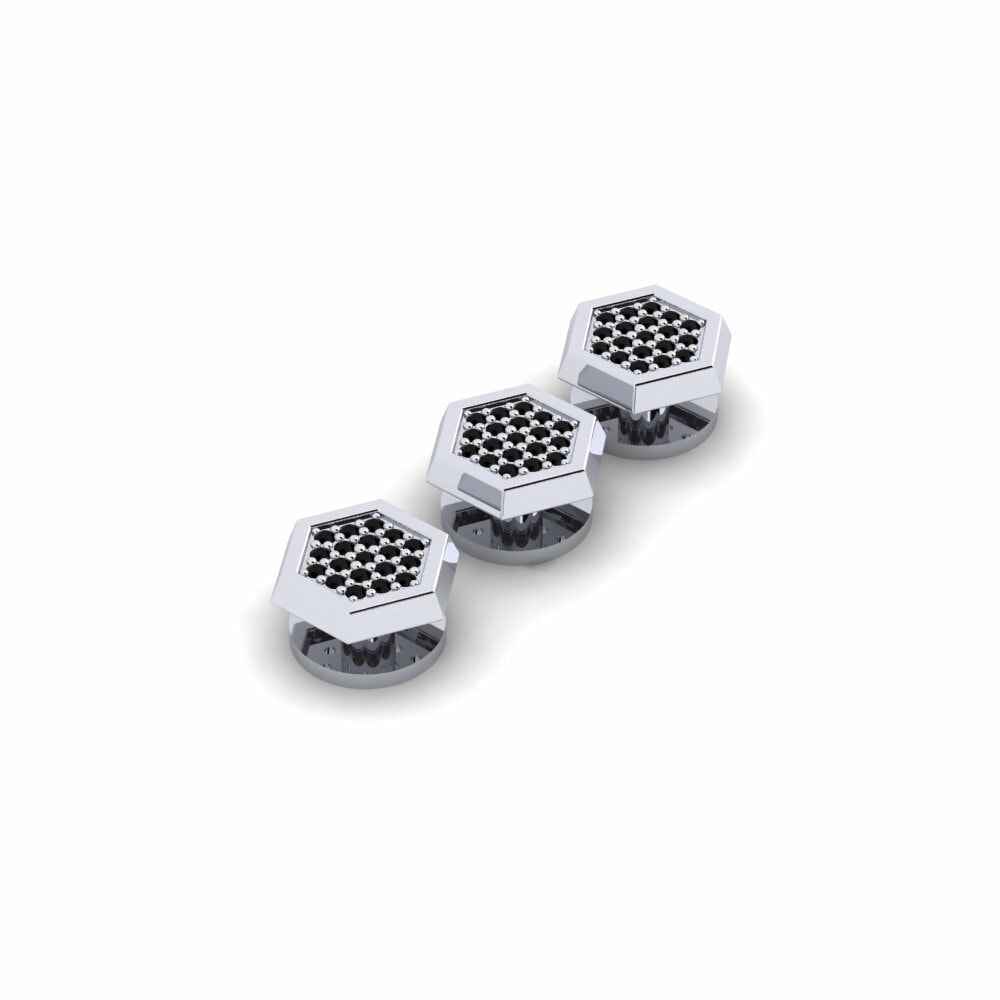 Black Diamond Tuxedo 3 Studs Abruka