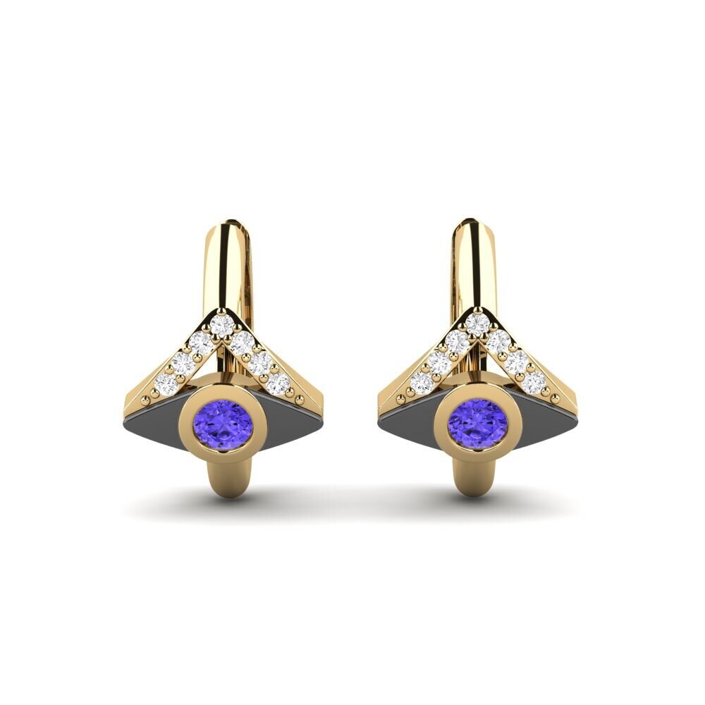 Tanzanite Women's Earring Abrupto