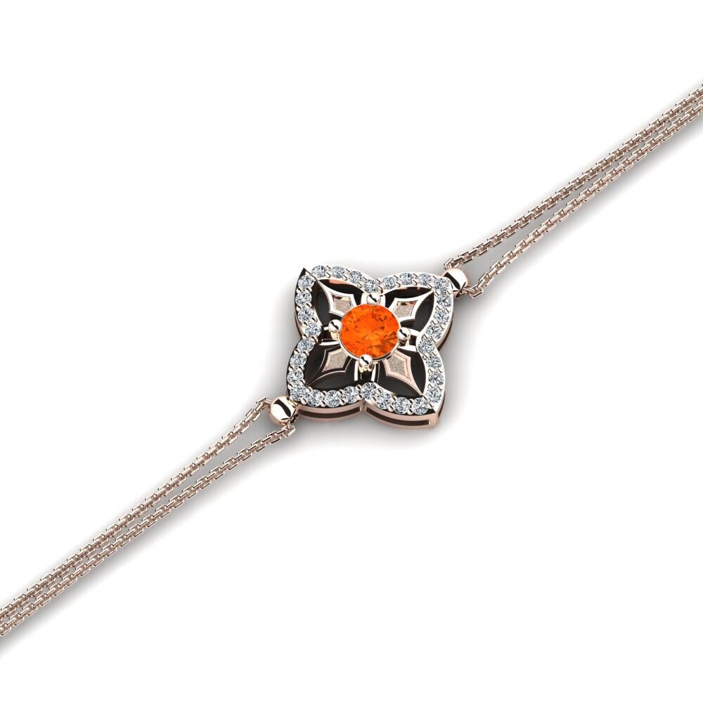 Fire Opal Women's Bracelet Abysse