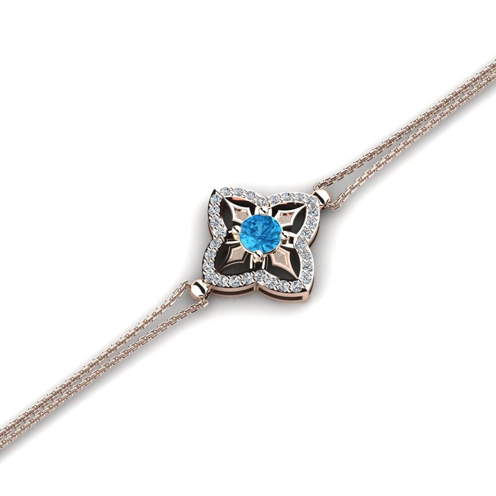 Blue Topaz Women's Bracelet Abysse