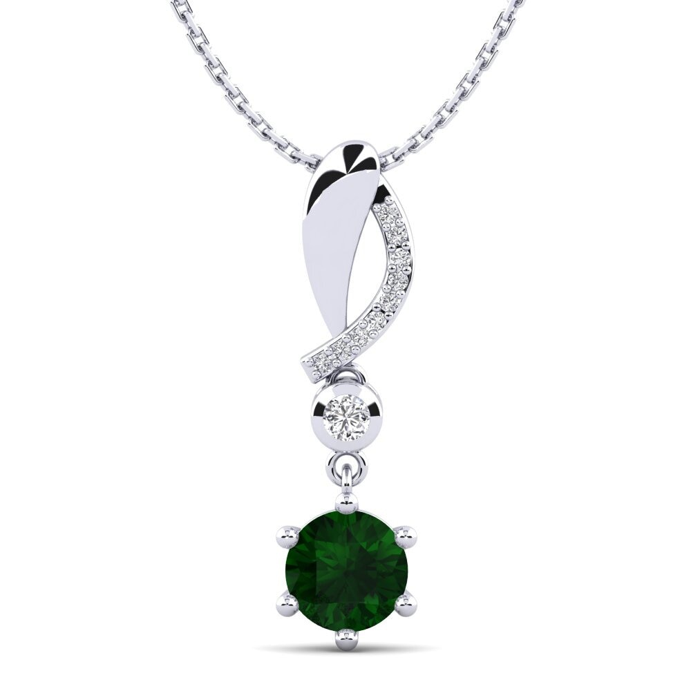 Green Tourmaline Women's Pendant Acalpha